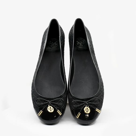TORY BURCH Jelly Logo Ballet Flats US 8M - Picture 8 of 11